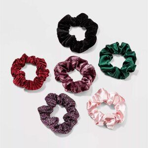 Multi Gifting Hair Twister Scrunchies Set 6pc - A New Day